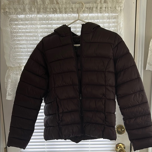 Brown Puffer Jacket - Picture 1 of 2